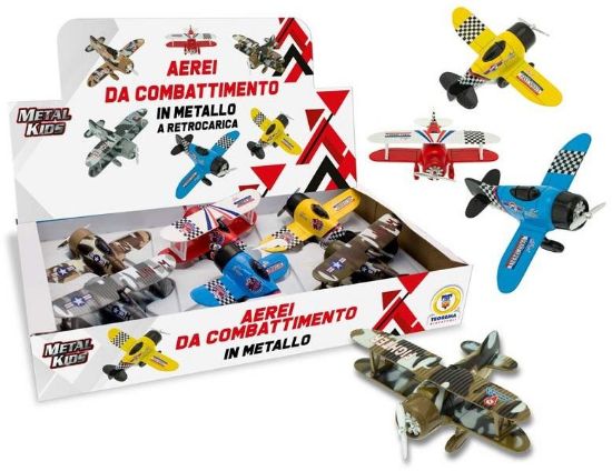 Picture of GIOCHI METAL KIDS - AEREI DA COMBATTIMENTO A RETROCARICA