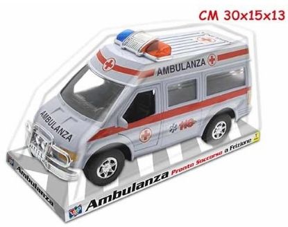 Picture of GIOCHI PLAY CITY - AMBULANZA A FRIZIONE PORTE APRIBILI