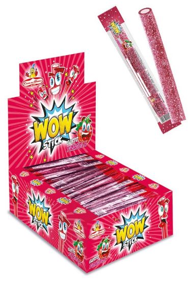 Immagine di CASA DEL DOLCE BASTONI WOW PANNA FRAGOLA 150pz 7gr