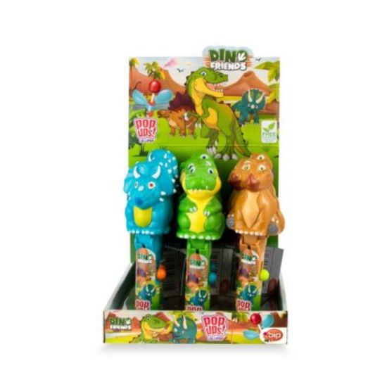 Picture of CARAMELLE TOYS DINO FRIENDS POP UPS 12pz 10gr