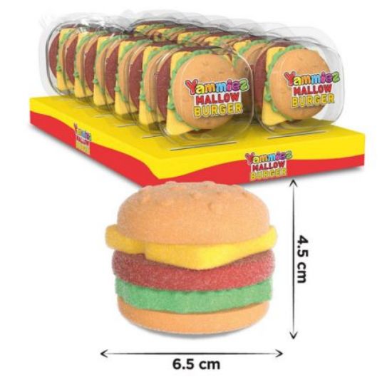 Picture of CASA DEL DOLCE SLIT. MALLOW BURGER 12pz 50gr