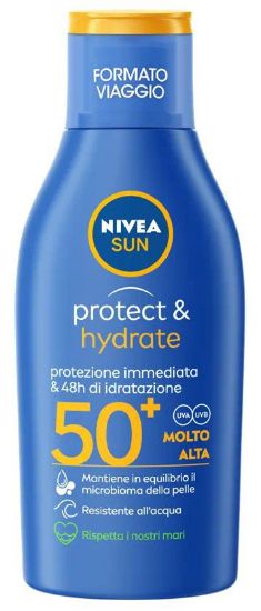 Picture of SOLARI NIVEA MINI IDRATANTE LATTE 100ml FP50+  - TRAVEL