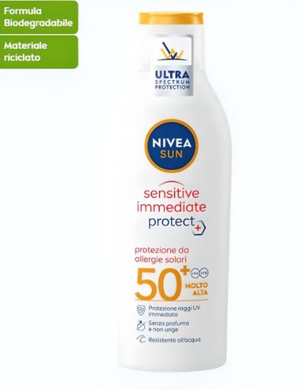 Picture of SOLARI NIVEA LATTE SESITIVE 200ml FP50 ALLEGY