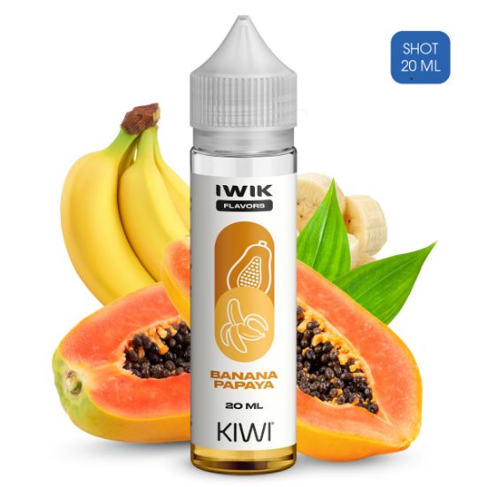 Picture of KIWI AROMA SHOT SERIES BANANA PAPAYA - IWIK - 20 ML