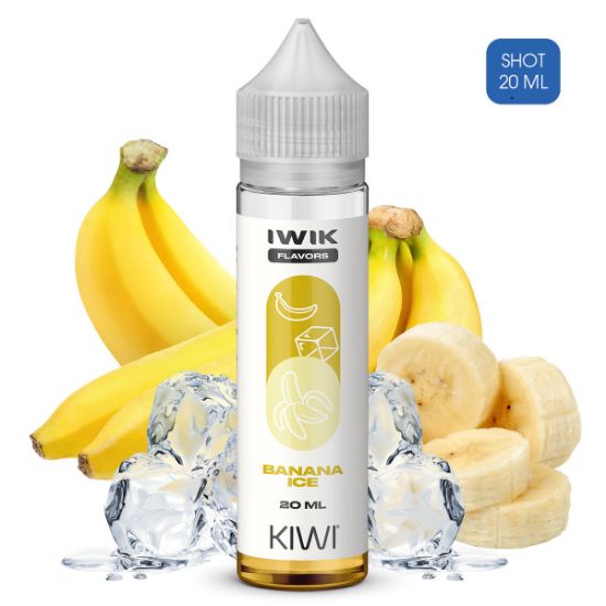 Picture of KIWI AROMA SHOT SERIES BANANA ICE - IWIK - 20 ML