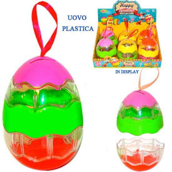 Immagine di UOVO SALVADANAIO PLASTICA H12cm 1pz