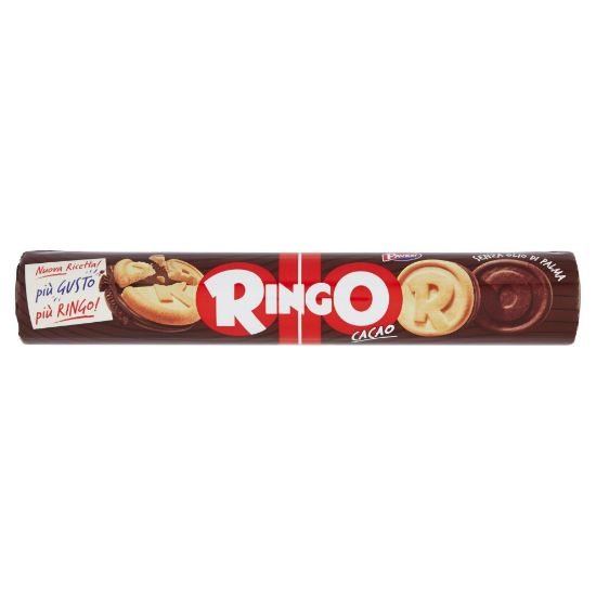 Picture of BISCOTTI RINGO PAVESI TUBO 165g 12pz CACAO