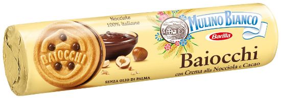 Picture of BISCOTTI BAIOCCHI NOCCIOLA TUBO 12pz 168gr MULINO BIANCO