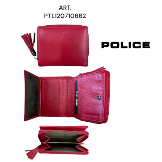 Picture of PORTAFOGLIO DONNA POLICE ROSSO - VERA PELLE