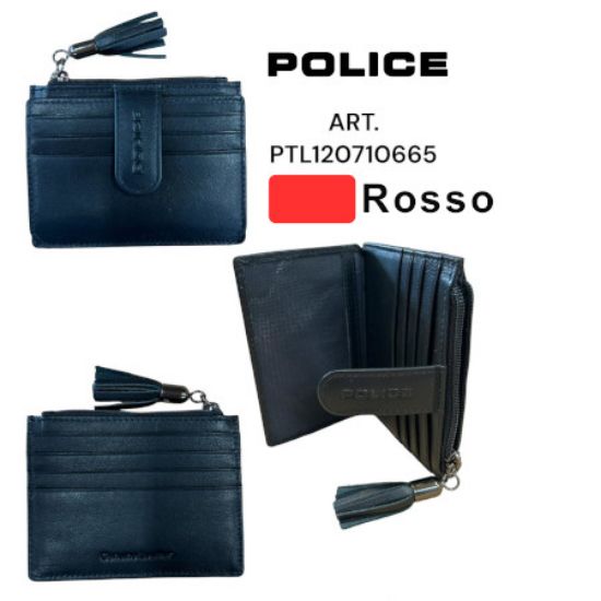 Picture of PORTAFOGLIO DONNA POLICE ROSSO - VERA PELLE