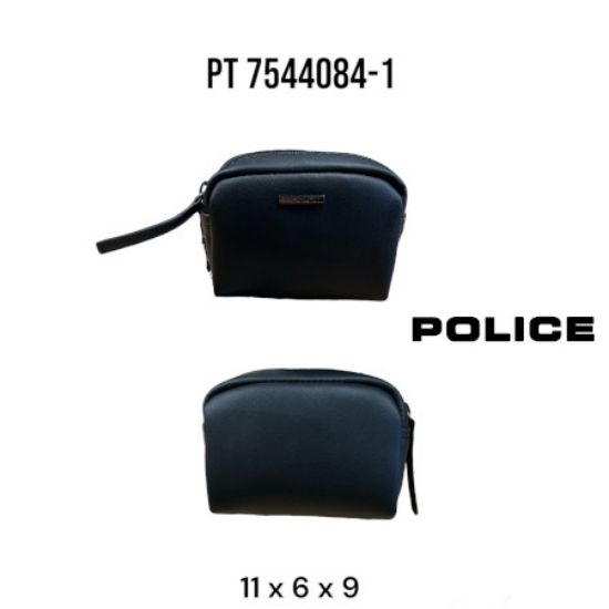 Picture of BORSELLO POCHETTE POLICE 1pz NERO - SINTETICO