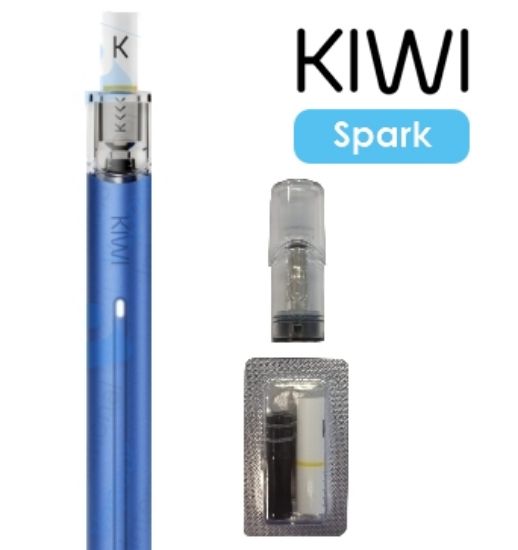 Immagine di KIWI SPARK STARTER KIT BLUE 0,8omh - KIWI VAPOR (pvp.18,00)