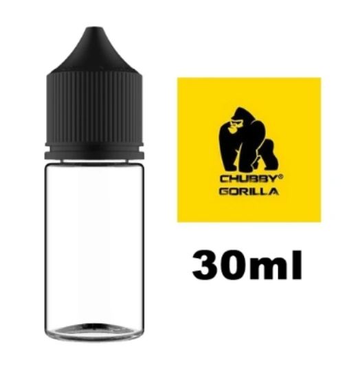 Picture of KIWI BOTTIGLIA 30ml TRASPARENTE - VUOTA MINI SHOT CHUBBY GORILLA