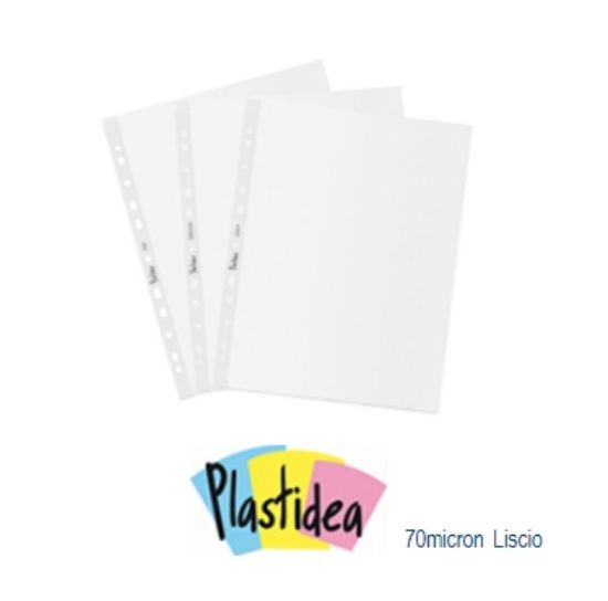 Picture of BUSTA PLASTICA FORATA A4 70micron LISCIA 50pz 22x30cm