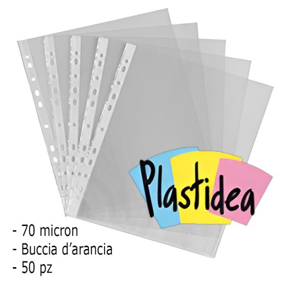 Picture of BUSTA PLASTICA FORATA A4 70micron BUCCIA 50pz 22x30cm