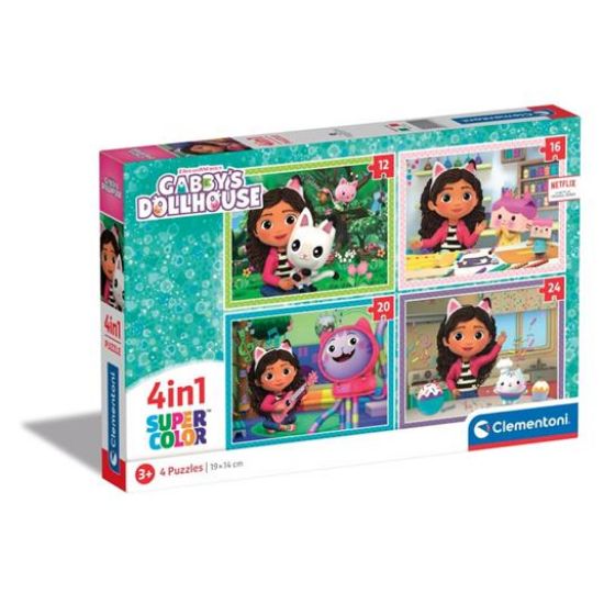 Immagine di GIOCHI 4IN1 PUZZLE GABBY'S DOLLHOUSE