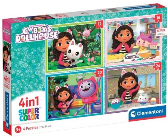 Immagine di GIOCHI 4IN1 PUZZLE GABBY'S DOLLHOUSE