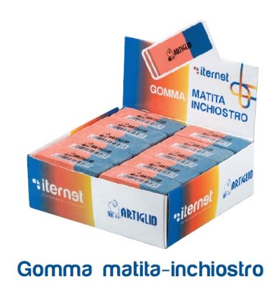 Immagine di GOMMA ARTIGLIO 40pz x MATITA/INCHIOSTRO