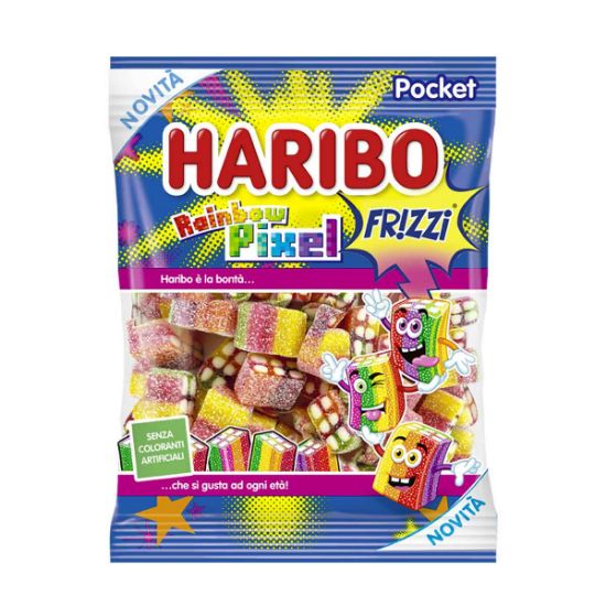 Immagine di HARIBO BUSTA RAINBOW PIXEL 80g 10pz