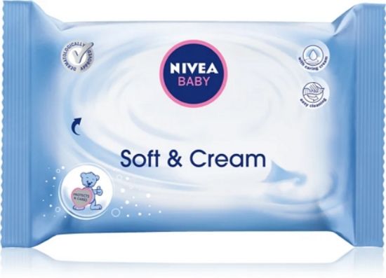 Picture of SALVIETTE NIVEA SOFT&CREAM x57 1pz