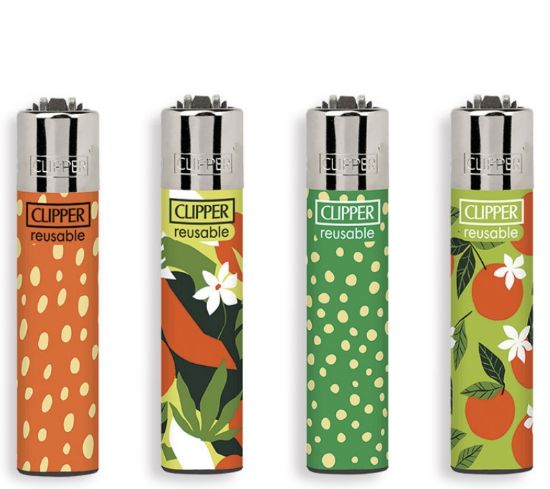 Immagine di ACCENDINO CLIPPER MINI PIETRINA 48pz WARM FLOWERS Z