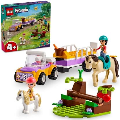 Immagine di LEGO FRIENDS RIMORCHIO CON CAVALLO E PONY