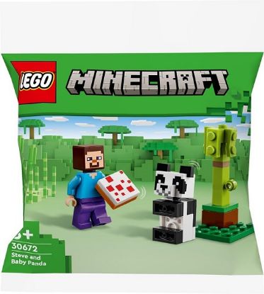 Immagine di LEGO MINECRAFT STEVE E BABY PANDA