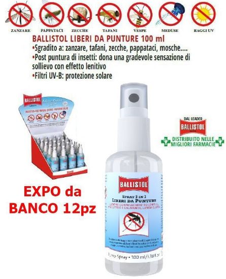 Picture of ANTIZANZARE ANTI PUNTURA EXPO 12pz 100ml BALLISTOL