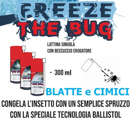 Picture of FREEZE THE BUG BALLISTOL 1pz 300ml per BLATTE E CIMICI