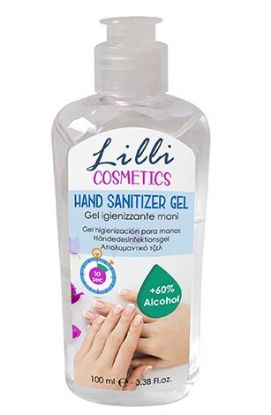 Immagine di DISINFETTANTE IGIENIZZANTE GEL MANI 1pz 100ml LILLI COSMETICS