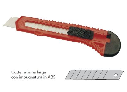 Picture of CUTTER GRANDE 1pz SX-8 LAMA LARGA A SCATTO - TAGLIERINO