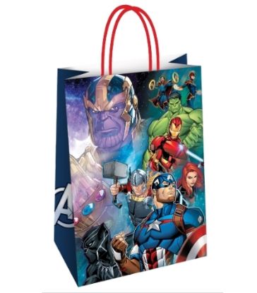 Immagine di SACCHETTI SHOPPER DECOR 36x12x41cm 25pz AVENGERS