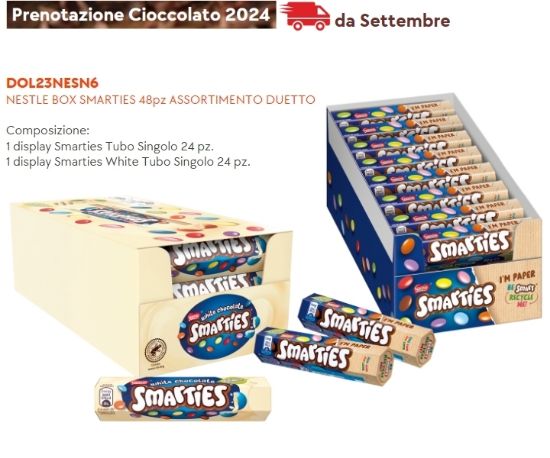 Picture of NESTLE BOX SMARTIES 48pz ASSORTIMENTO DUETTO - PR2024