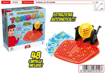 Picture of GIOCHI TOMBOLA 48 CARTELLE 24,5x23,5x10cm