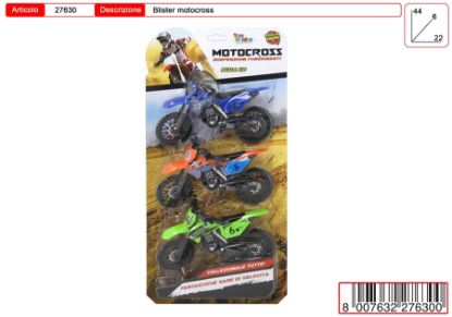 Picture of GIOCHI MOTO BLISTER 1x3pz MOTOCROSS