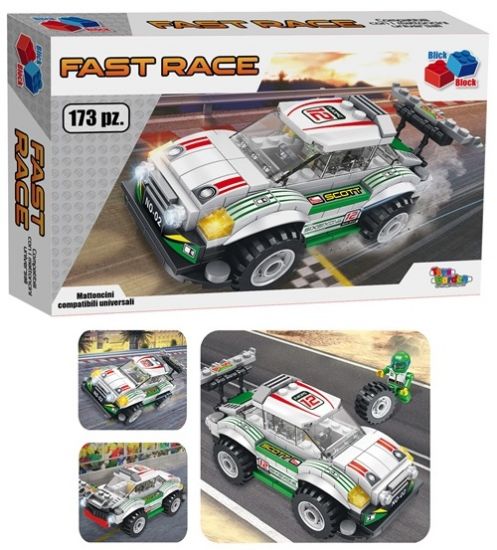 Picture of GIOCHI BLICK BLOCK SUPER RACE GREEN