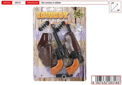 Picture of GIOCHI BLISTER PISTOLE WESTERN