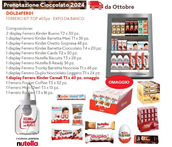 Immagine di FERRERO KIT TOP 403pz - EXPO DA BANCO - PR2024