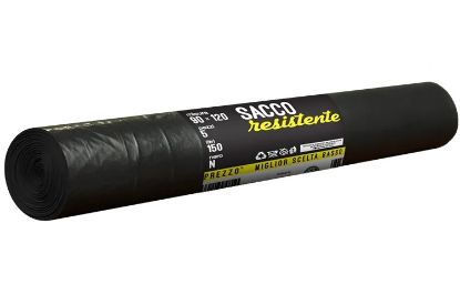 Immagine di SACCHETTI IMMONDIZIA 90x120cm 5pz 150lt NERO