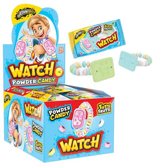 Picture of JOY CANDY WATCH DISPLAY 50pz 14gr - JOYGUM