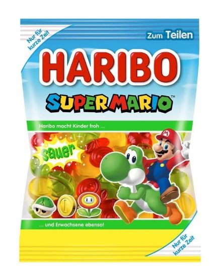 Picture of HARIBO BUSTA SUPERMARIO 85g 10pz