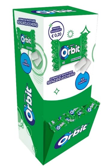 Immagine di ORBIT SPEARMINT 300pz BOX 300pz 840gr