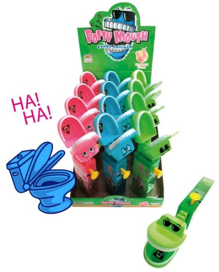 Picture of CARAMELLE TOYS POTTY MOUTH 12pz 17gr