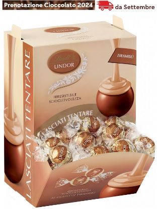 Immagine di LINDT BOULES LINDOR 1200gr TIRAMISU 96pz bocca di lupo