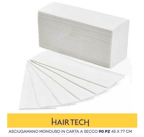 Immagine di CARTA ASCIUGAMANI SECCHI P/4 x90pz 45x77cm HAIR TECH