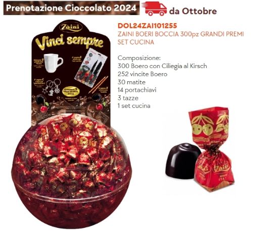 Immagine di ZAINI BOERI BOCCIA 300pz GRANDI PREMI SET CUCINA - PR2024