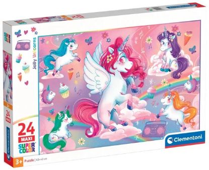 Picture of GIOCHI PUZZLE MAXI 24pz JOLLY UNICORNS