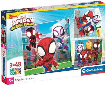 Immagine di GIOCHI PUZZLE 3X48pz SQUARE SPIDEY AND HIS AMAZ.FR.