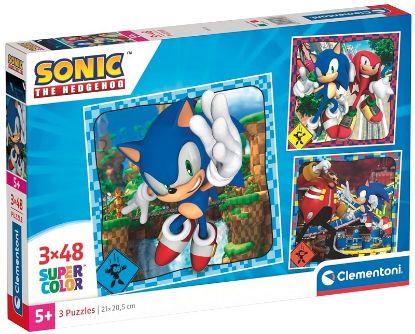 Picture of GIOCHI PUZZLE 3X48pz SQUARE SONIC