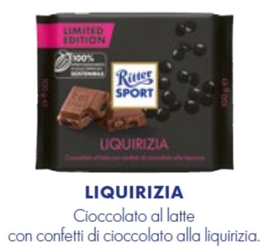 Immagine di RITTER TAVOLETTE 12pz 100gr LIQUIRIZIA